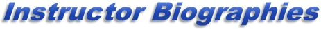 Instructor Biographies